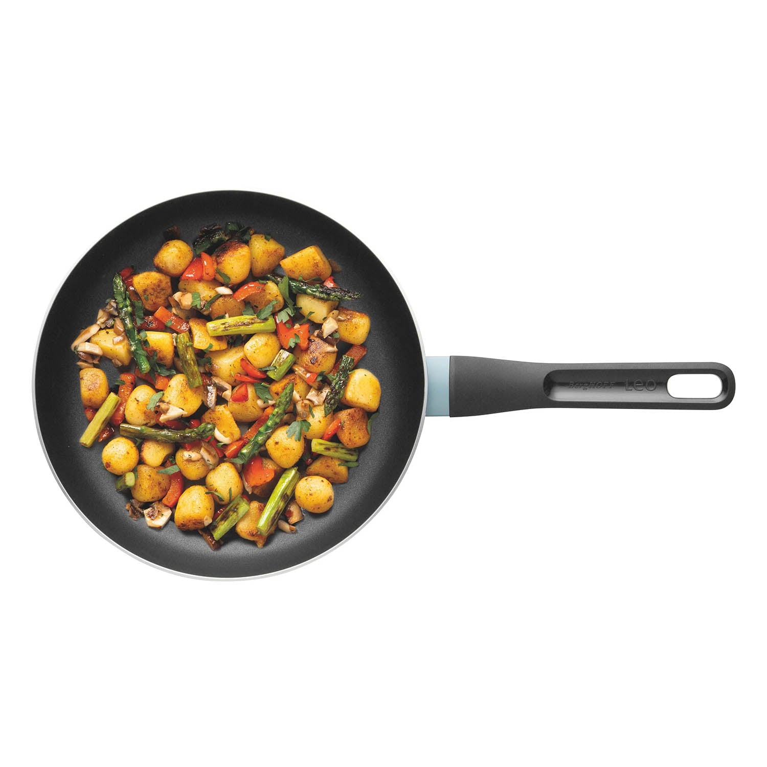 FRYING PAN SLATE 24CM WITH LID